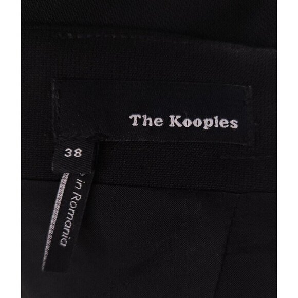 The Kooples Black Pencil Skirt W/ Zebra Calf-Hair Size 38 US 6 Black - Picture 8 of 10